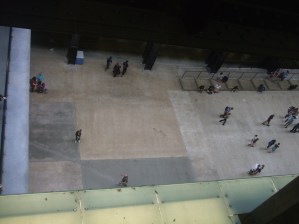 people in turbine hall