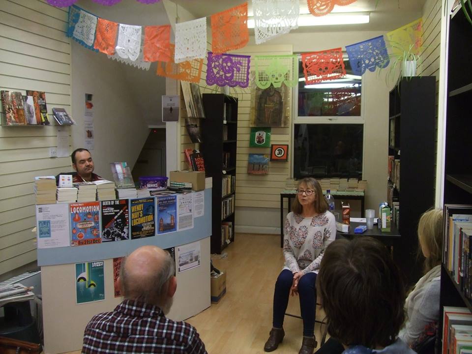 Paula Balfa recites one of her pieces for children - Laura the Llama