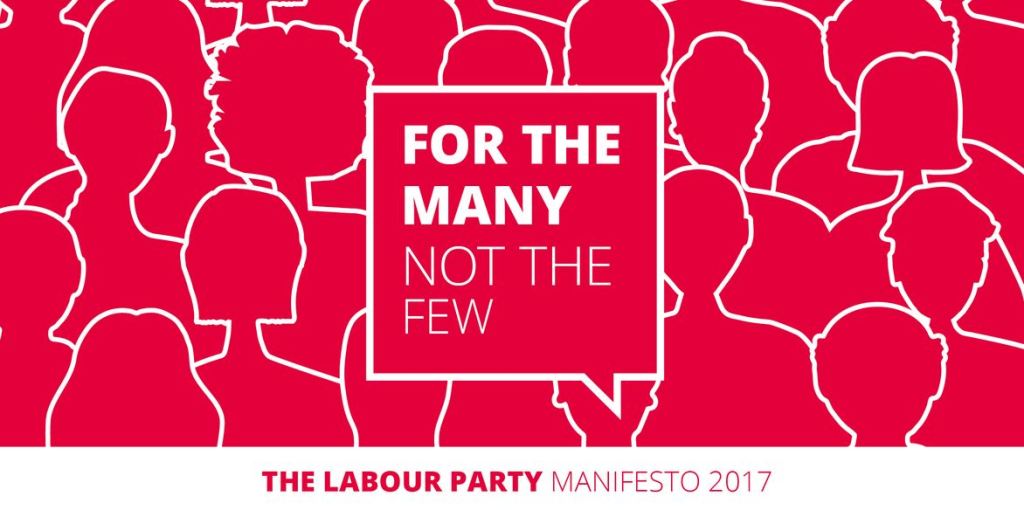 For the Many Not the Few - Labour Party manifesto 2017 cover image