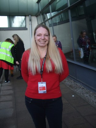 Michelle Dorrell at women's conference