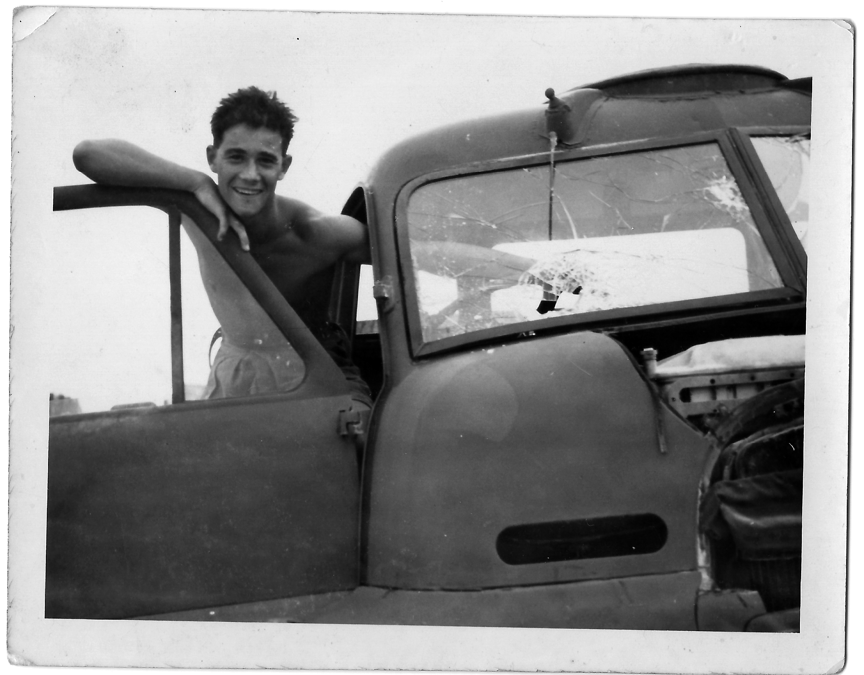 Jack Owens - snapshot sent home from Christmas Island