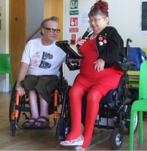 Penny Pepper performing