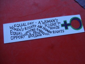women's rights book marks