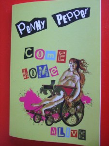 Penny's poetry book, "Come Home Alive"