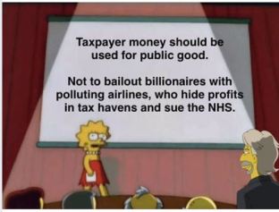 Meme "taxpayer money should be used for the public good"