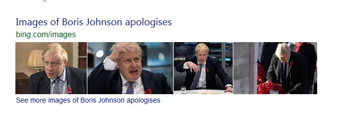 Boris Johnson attempts an apology
