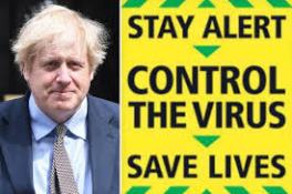 Mr Johnson and his 'stay alert' meme