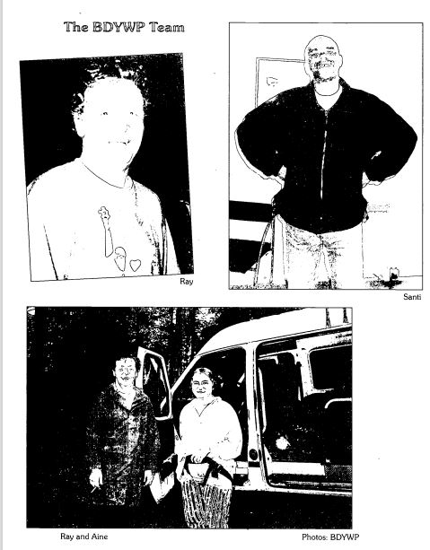 The Team: Ray, Santi, Aine