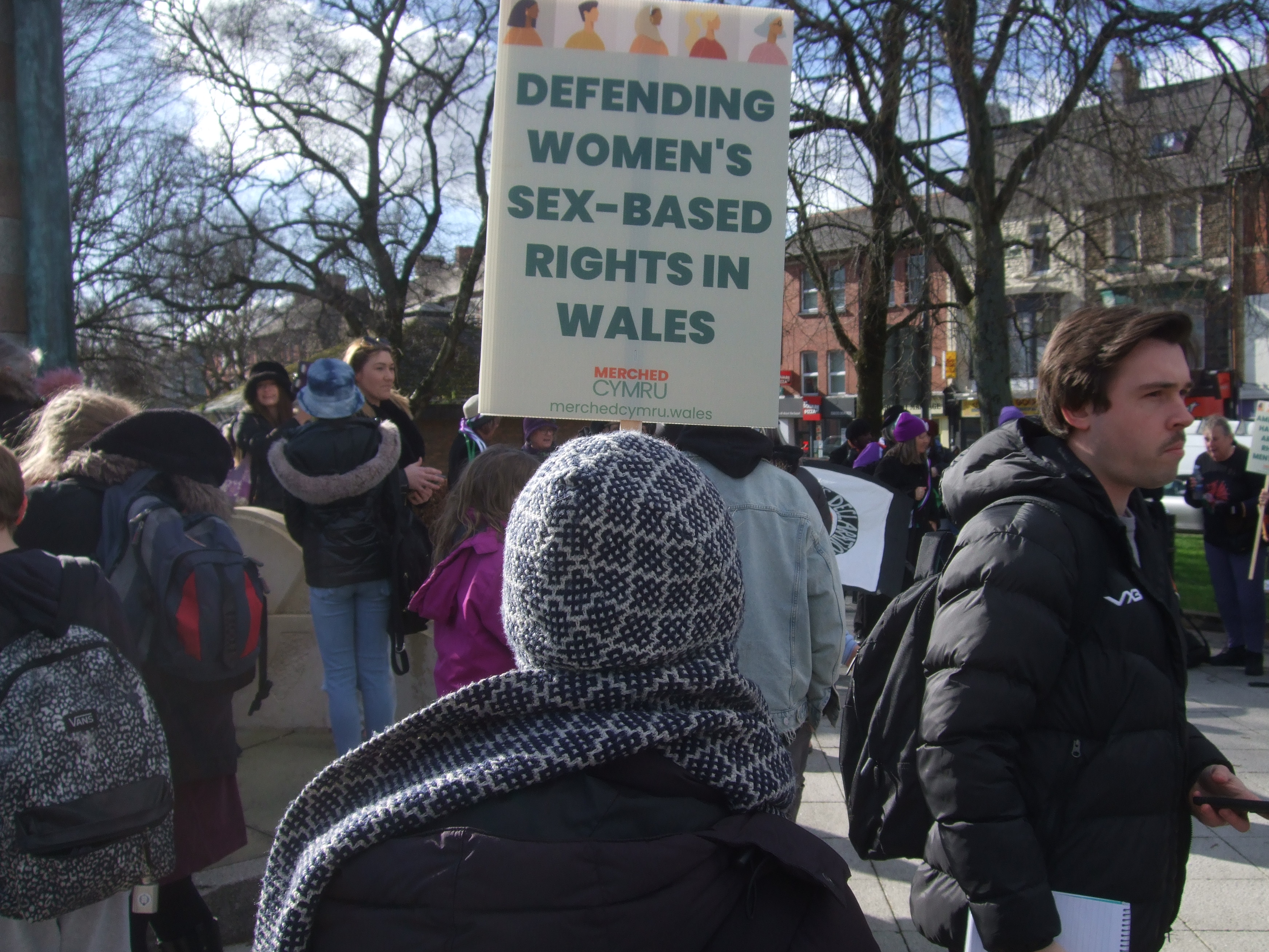 Newport banners: Defending women's sex-based rights in Wales