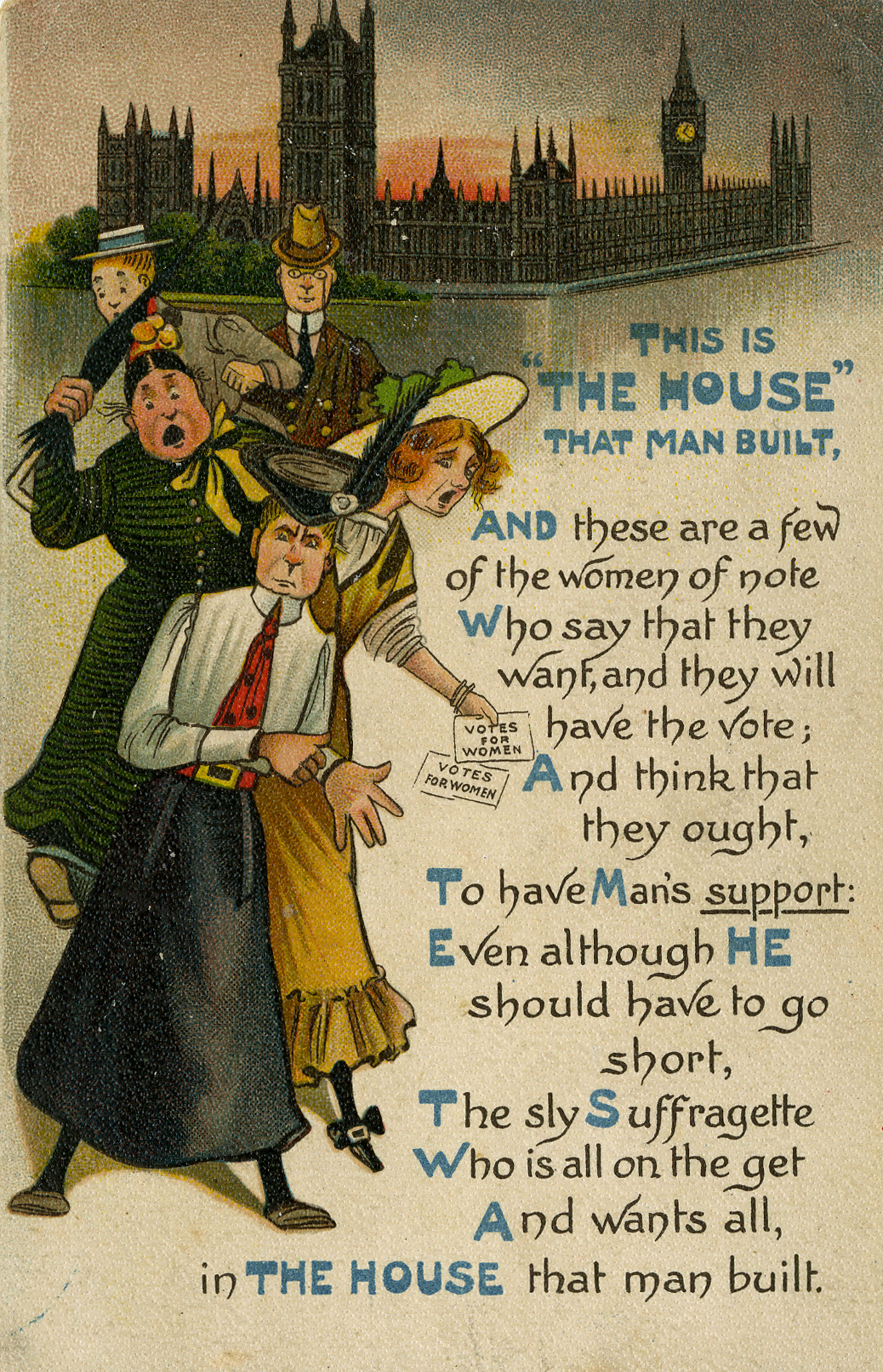 '...andthink that they ought to have man's support even although HE whould have to go short'