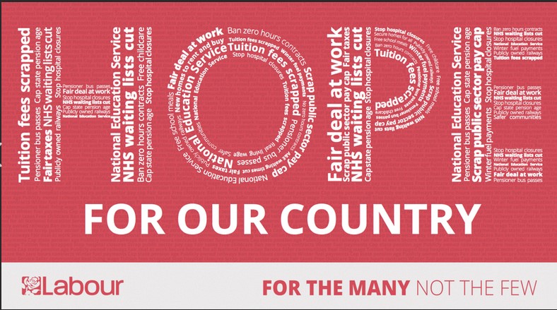 HOPE for our country banner