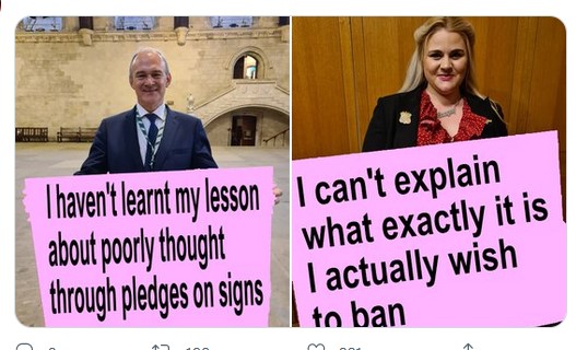 Labour MPs virtue signalling