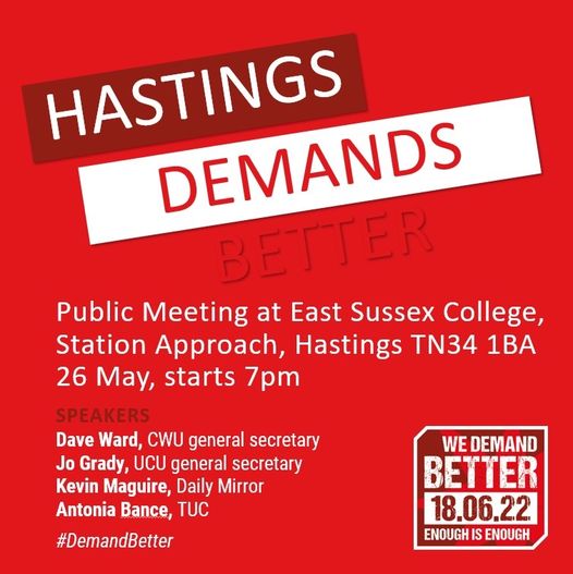 Hastings Demands Better banner