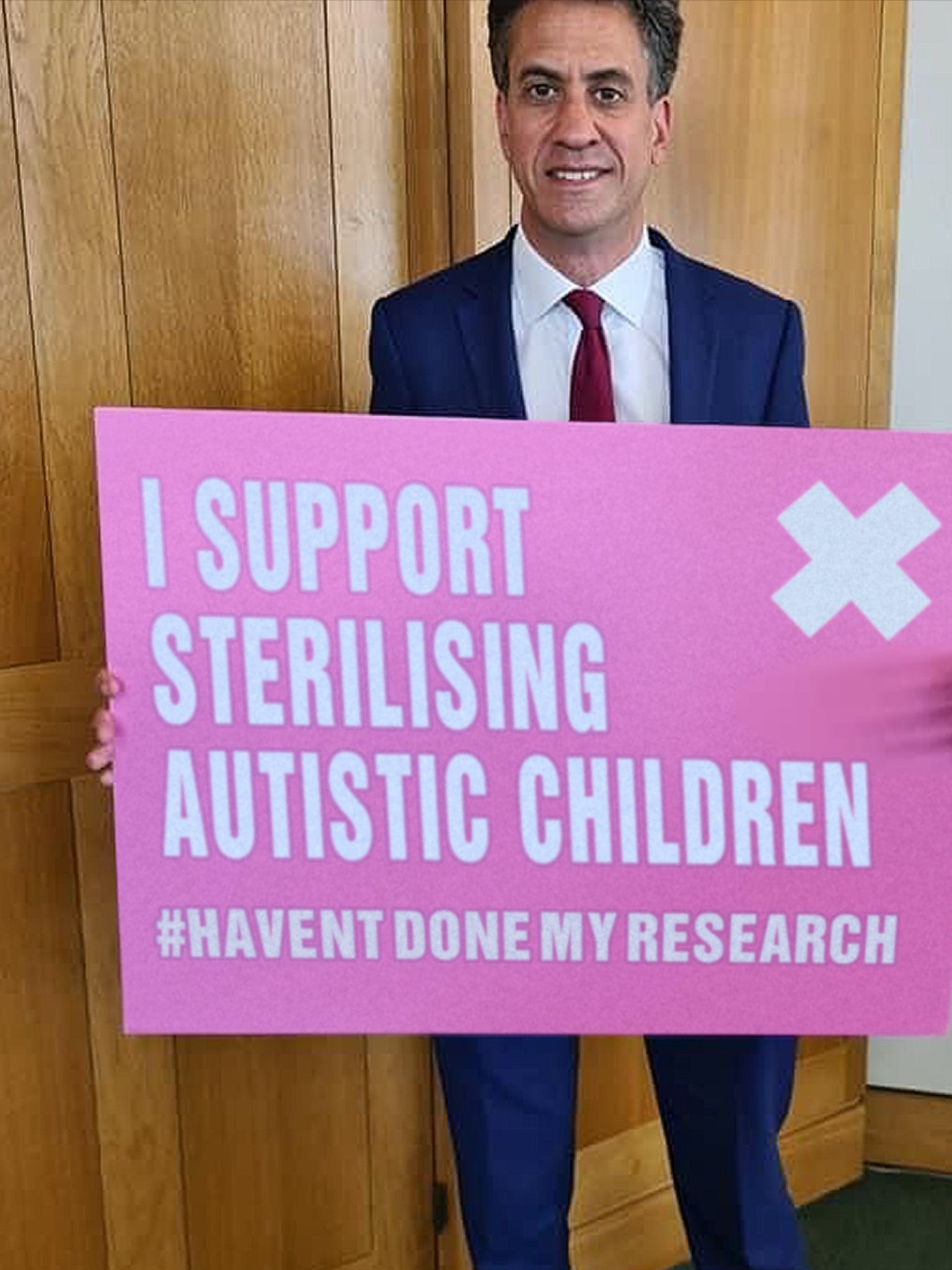 Milliband virtue signalling