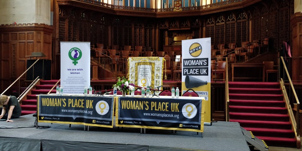 Woman's Place Bristol: WPUK and FiLiA banners