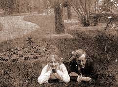 Gustav and Isobel - the young couple on holiday