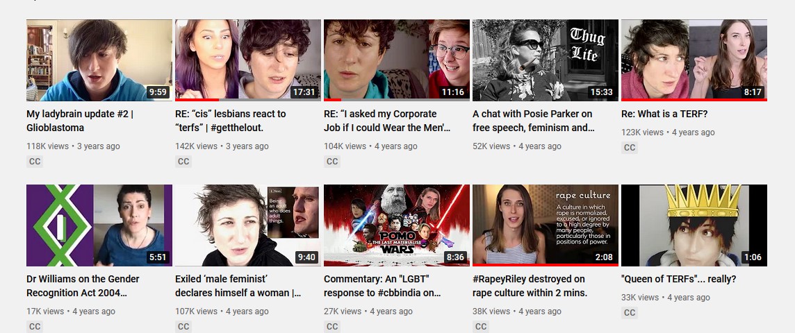 screenshot magdalen burns video channel