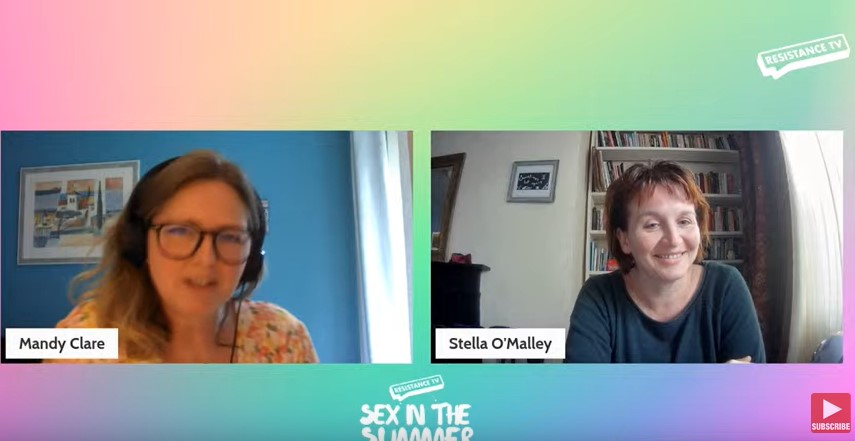 Stella O Malley talking with Mandy Clare