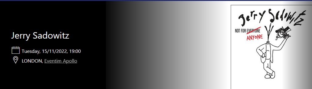 Sadowitz at the Apollo