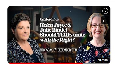 Helen Joyce and Julie B indel Should TERFs unite with the Right?