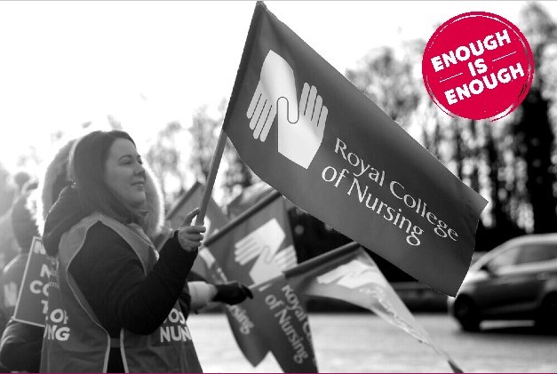 RCN picket line