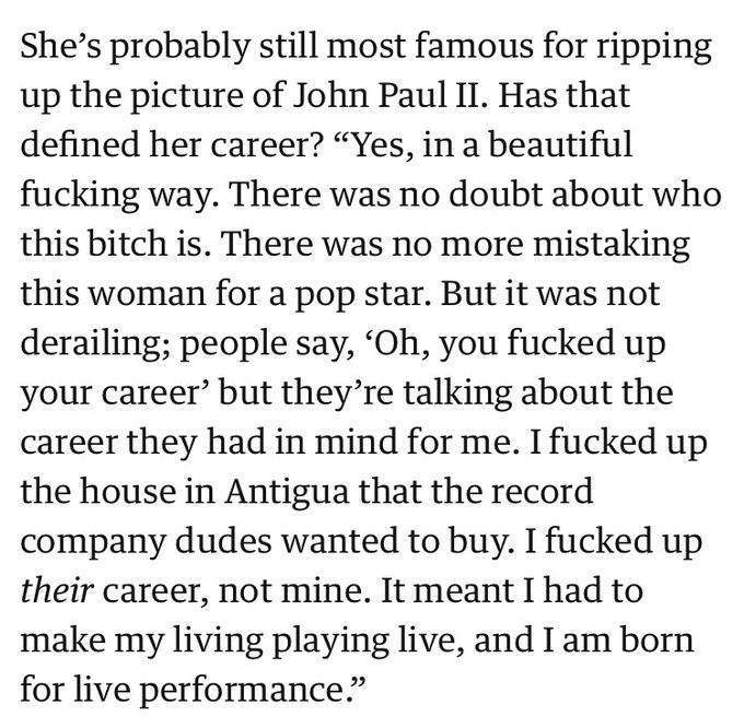 Clip from Sinaed O'Connor obit