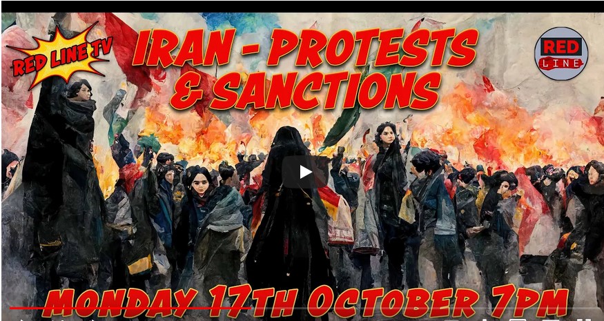 Iran - portests and sanctions: Red Line TV debate video