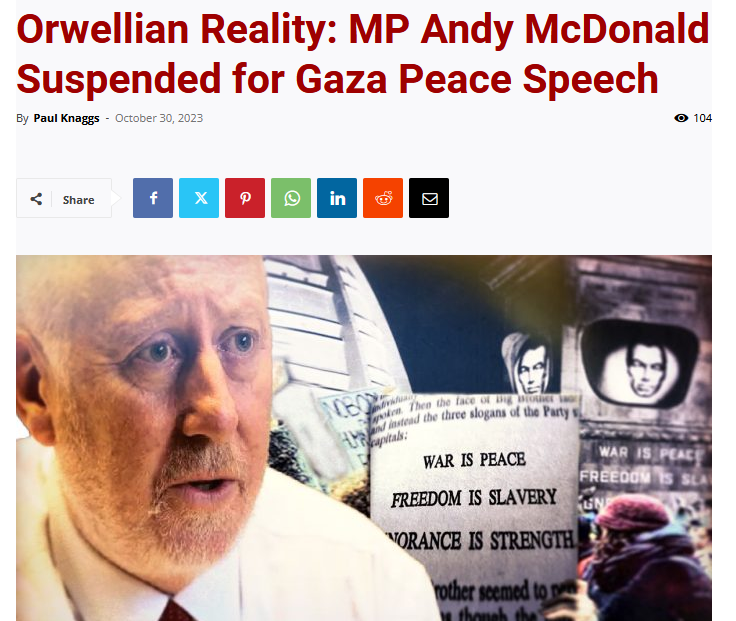 Labour Heartlands article about MacDonalds suspension