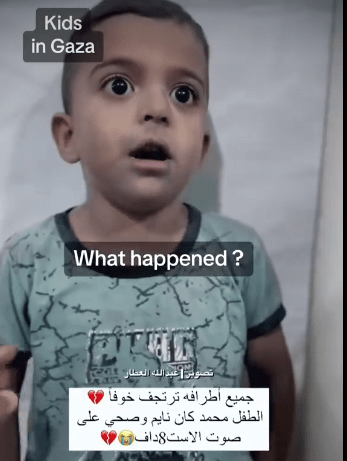 Kids in Gaza video pic