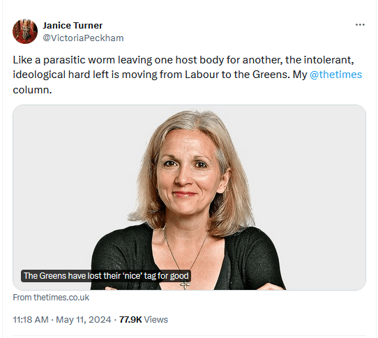 Janice Turner tweet