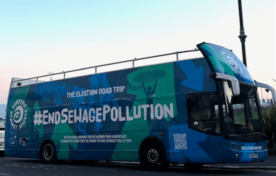 SAS Election Road Trip bus