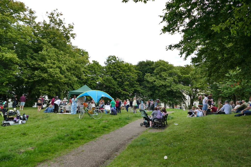 Hasing meeting in Cornwallis Gardners, Hastings