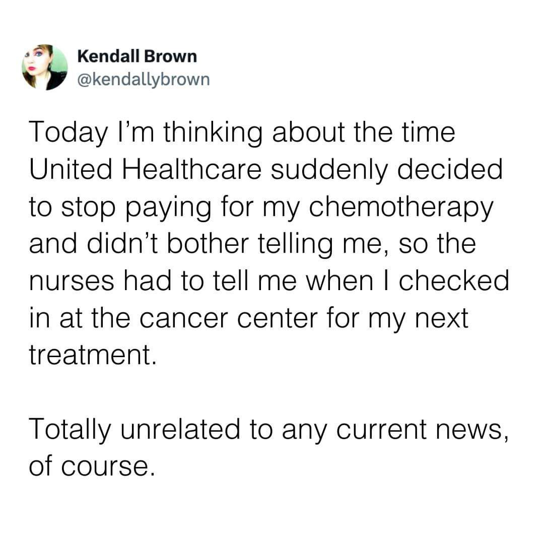 United Healthcare meme