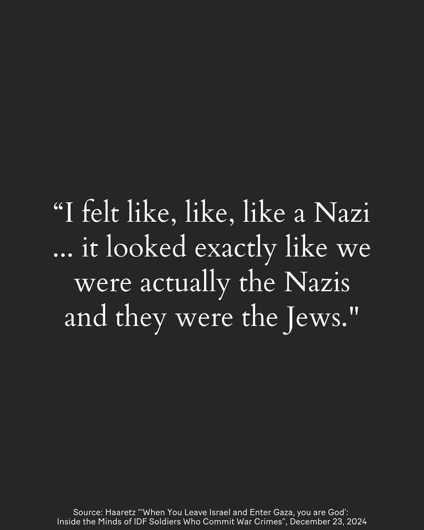 IOF statement from Haaretz