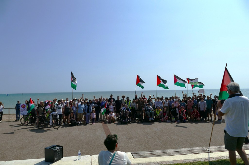 Out Promenading with Hastings Friends of Al&nbsp;Mawasi