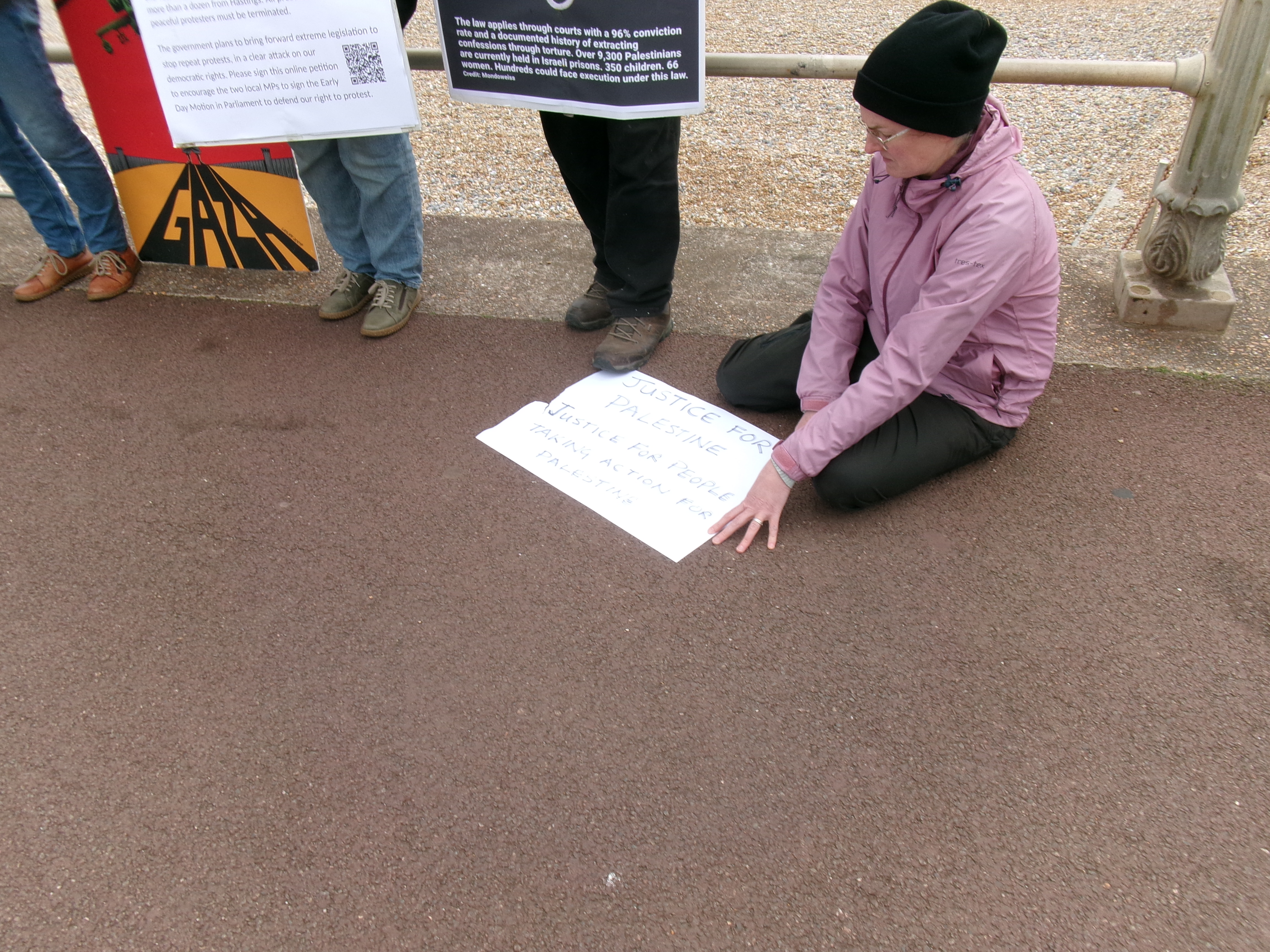 Palestine protest, Hastings