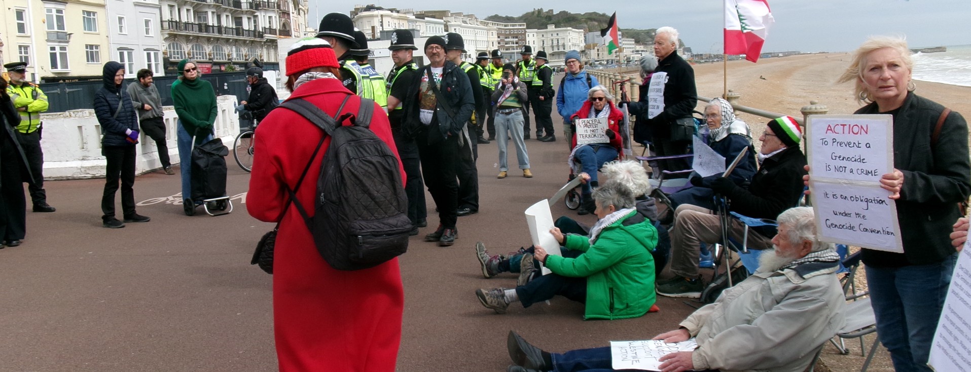 Palestine protest, Hastings
