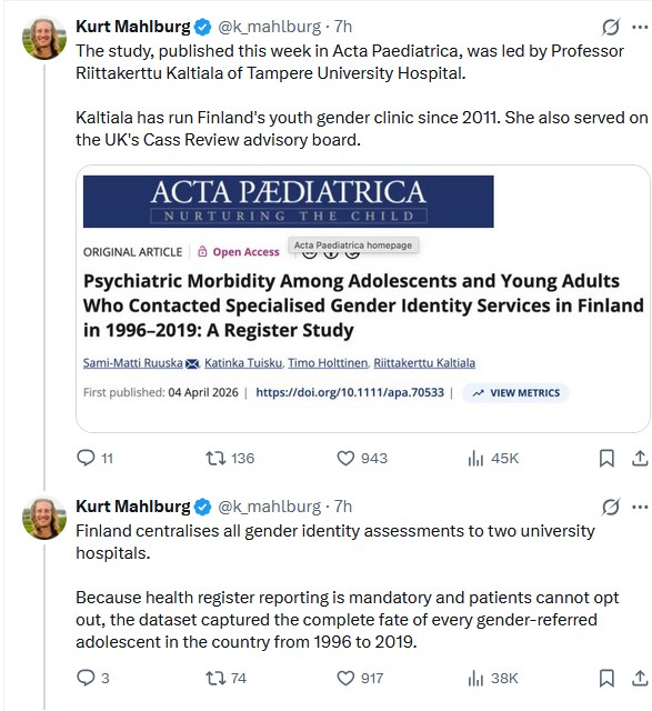 Mahlburg on Finnish study