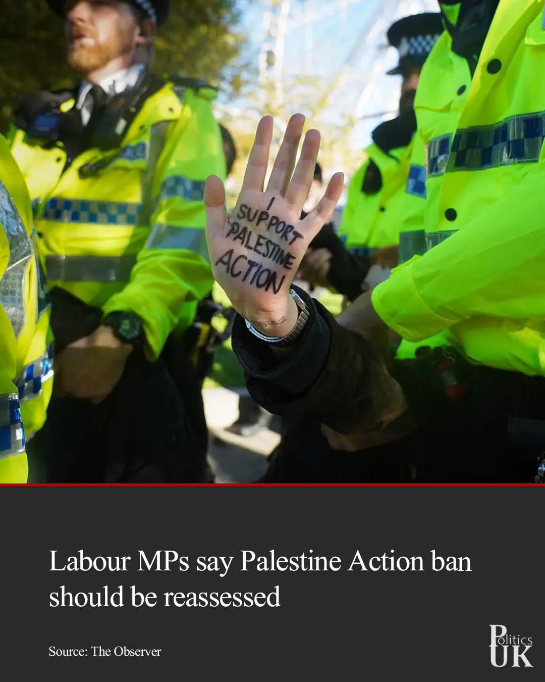 Labour MPs say Palestine Action ban should be reassessed
